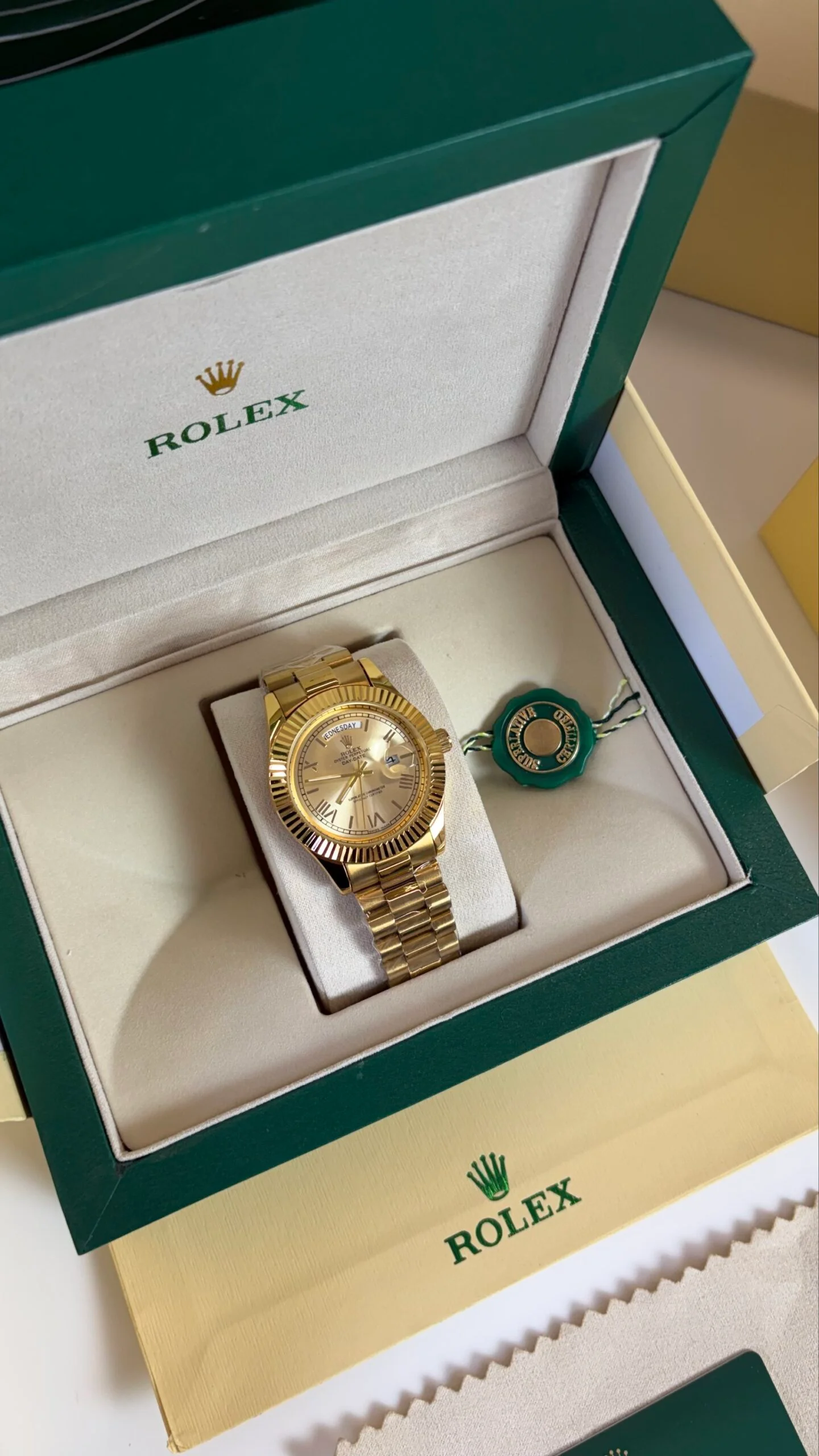 Role_x Oyster Perpetual Day Date Gold-Gold